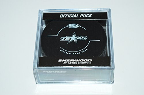 Inglasco AHL Texas Stars Official Game Puck, One Size, Black