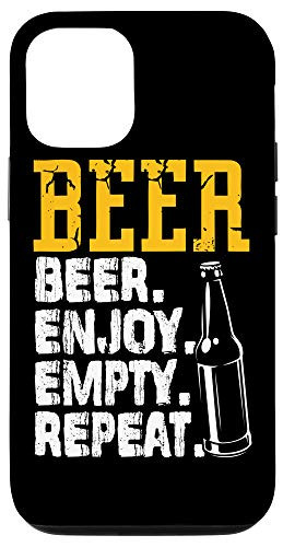 iPhone 12/12 Pro Beer Drinking B.E.E.R Brew Enjoy Empty Repeat Case