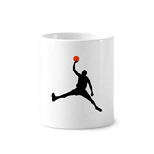 Slam Dunk Sports Basketball Running Toothbrush Pen Holder Mug Ceramic Stand Pencil Cup