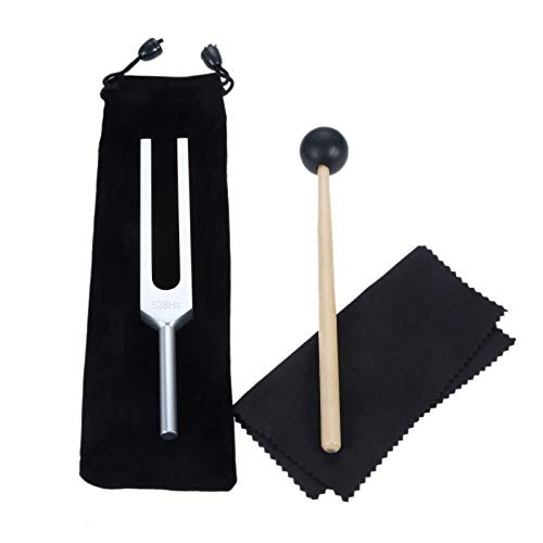 528 Hz Tuning Fork with Silicone Hammer Bag and Cleaning Cloth Solfeggio Tuning Fork, for DNA Repair Healing, Perfect Healing, Musical Instrument, Sound therapy, Vibration 528 Hz Tuning Fork with Silicone Hammer Bag and Cleaning Cloth Solfeggio Tuning Fork, for DNA Repair Healing, Perfect Healing, Musical Instrument, Sound therapy, Vibration