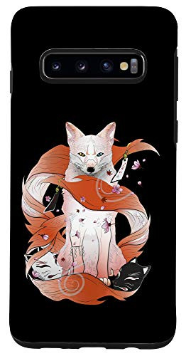 Galaxy S10 Kitsune Japanese Kami Inari Nine-Tailed Fox Fox Spirit Yokai Case