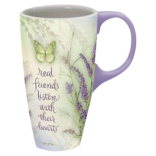 Lang Lavender Latte Mug by Jane Shasky, Multicolored