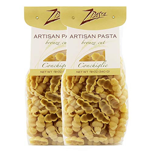 ZPasta Conchiglie - Bronze Cut Artisan Pasta 12 oz (2 Pack) ZPasta Conchiglie - Bronze Cut Artisan Pasta 12 oz (2 Pack)