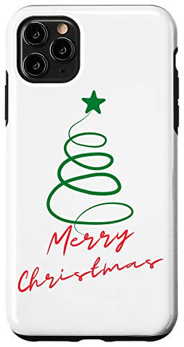 iPhone 11 Pro Max Christmas Tree Star Design Merry Xmas Gifts Winter Holiday Case