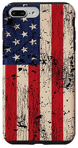 iPhone 7 Plus/8 Plus Patriotic American Flag USA Stars and Stripes Rugged Flag Case
