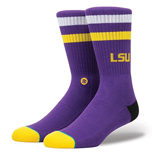 Stance Men's Lsu Socks,Large,Purple Stance Men's Lsu Socks,Large,Purple