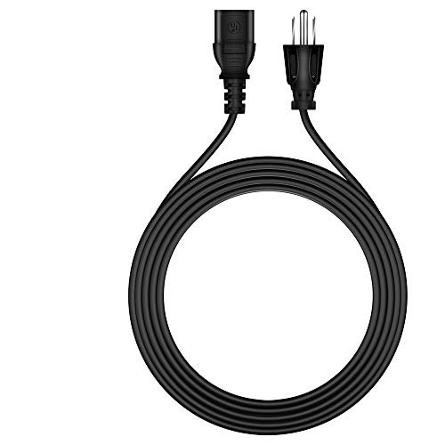 Uniq-bty 6ft/1.8m UL Listed AC Power Cord Outlet Socket Cable Plug Lead for TSC TTP-246M Plus TTP-2410M Thermal Label Bar Code Barcode Printer