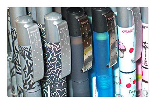 LESGAULEST Doormat Floor Rug/Mat (23.6 x 15.7 inch) - Pens Writing Implement Leave Office Accessories LESGAULEST Doormat Floor Rug/Mat (23.6 x 15.7 inch) - Pens Writing Implement Leave Office Accessories