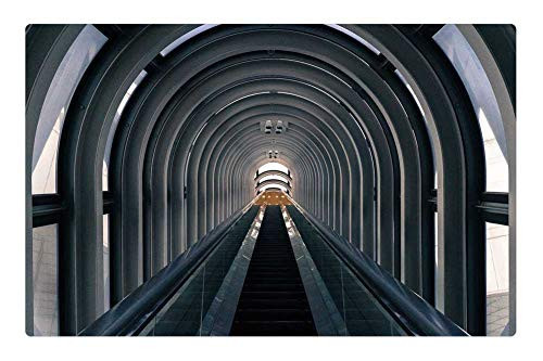 LESGAULEST Doormat Floor Rug/Mat (23.6 x 15.7 inch) - Architecture Building Infrastructure Escalator Down 1 LESGAULEST Doormat Floor Rug/Mat (23.6 x 15.7 inch) - Architecture Building Infrastructure Escalator Down 1