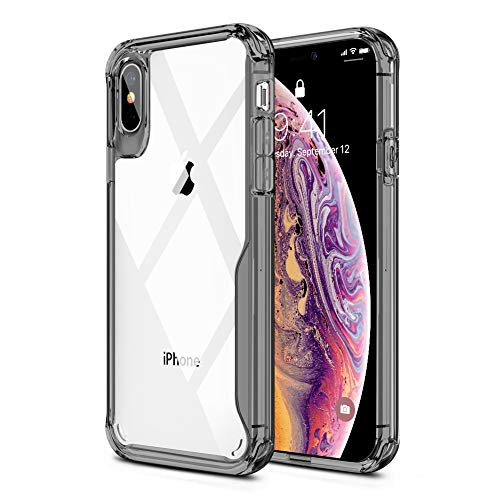 DIACLARA Phone Case Compatible with iPhone Xs Case, iPhone X Case, Defense Colorful Clear Series, Air Cushion Technology and Hybrid Protection Cover Compatible with Apple iPhone X 5.8 Inch 2017/2018