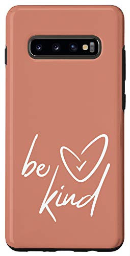 Galaxy S10plus Be Kind - Choose Kindness - Inspirational Autumn Tan Case