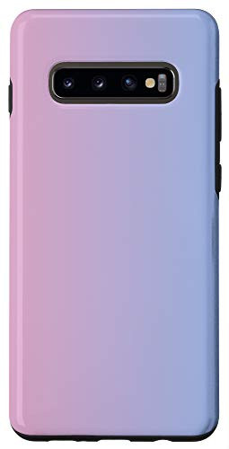 Galaxy S10plus Aesthetic Purple Pink Lavender Light Sky Blue Gradient Case