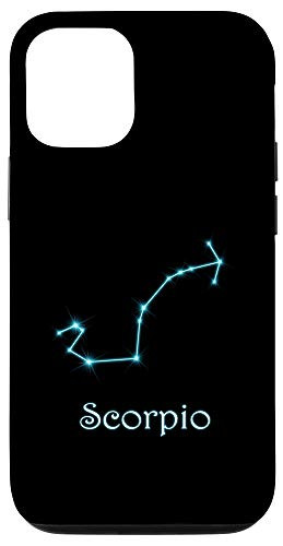 iPhone 12/12 Pro Scorpio Sign Stars Constellation Horoscope Birthday Zodiac Case