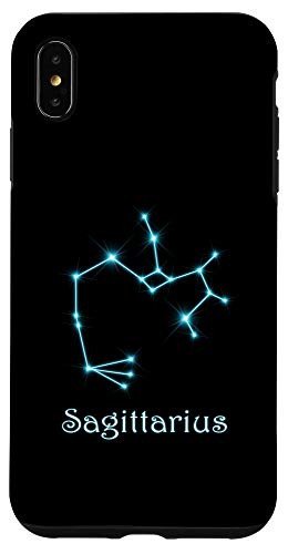 iPhone XS Max Sagittarius Stars Constellation Horoscope Birthday Zodiac Case