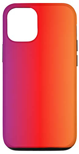 iPhone 12/12 Pro Aesthetic Pink Red Orange Yellow Gradient Case