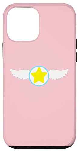 iPhone 12 mini Pastel Star With Wings Kawaii Magical Girl Aesthetic Pink Case