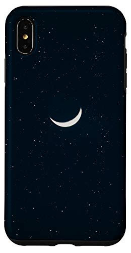 iPhone XS Max Cresent Moon and Stars Night Sky Case
