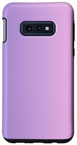 Galaxy S10e Aesthetic Gradient Light Purple Lavender Thistle Pale Pink Case