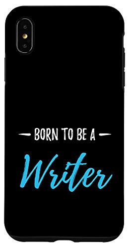 iPhone XS Max Born To Be A Writer Phone Case Funny Writing Case