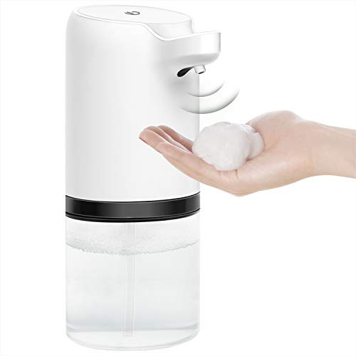 LDesign Soap Dispenser Automatic, Touchless Soap Dispenser, 14oz/400ml USB Rechargeable Foaming Soap Dispenser for Kitchen, Bathroom, Office, Hotel