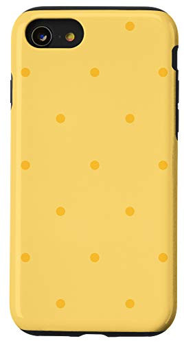 iPhone SE (2020) / 7 / 8 Simple  and  Cute Yellow Polka Dots Pattern / Yellow Case