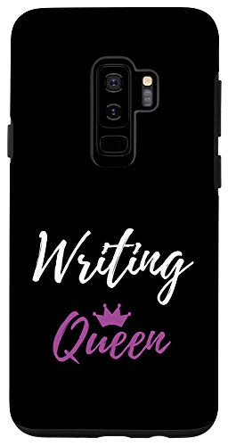 Galaxy S9plus Writing Queen Phone Case Funny Writer Mother Wife Case