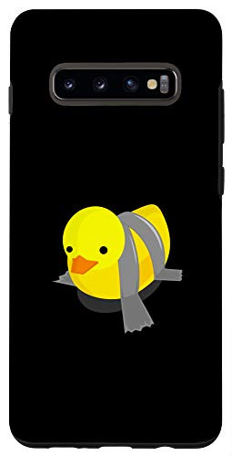 Galaxy S10plus Duck Duct Tape Handyman Funny Repairman Fix Case