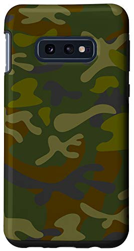 Galaxy S10e Camouflage Camo Green Brown Khaki Olive Case