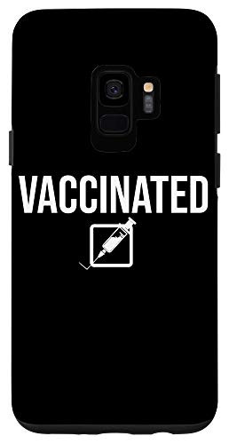Galaxy S9 Vaccinated Check Mark Funny Vaccination Gift Case