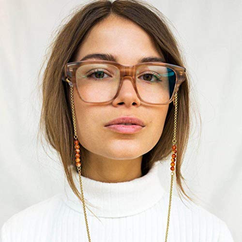 Eyeglass Chain Sunglass Chain Necklace for Women Beaded Chain Glasses Eyewear Retainer Eyeglass Holder Strap Holder Cords Eyewear for Girls