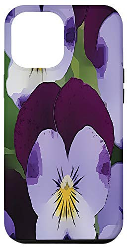 iPhone 12 Pro Max Purple African Violet Flower Case