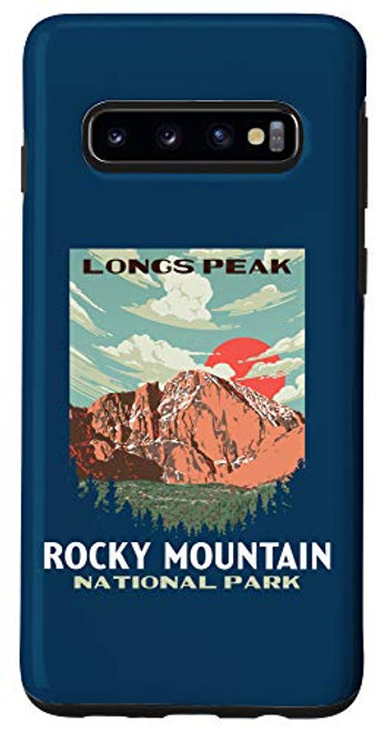 Galaxy S10 Longs Peak Rocky Mountain National Park Colorado Vintage Case Galaxy S10 Longs Peak Rocky Mountain National Park Colorado Vintage Case