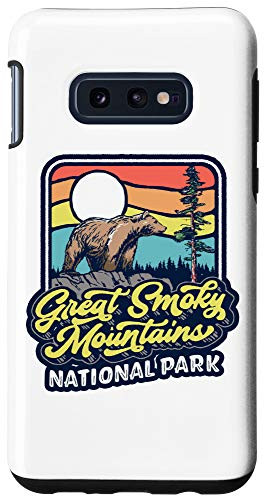 Galaxy S10e Retro Great Smoky Mountains Bear Vintage Graphic Case