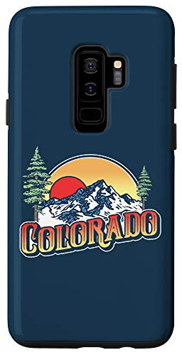 Galaxy S9plus Colorado Vintage Mountains Eighties Graphic Case