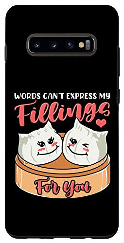 Galaxy S10plus Dim Sum Fillings Love Funny Pun Parody Case