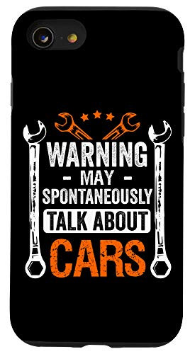 iPhone SE (2020) / 7 / 8 Funny Car Guys Warning May Spontaneously Talk About Cars Case