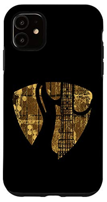 iPhone 11 Guitar Pick With Electric Guitar Musician Player Gift Humor Case iPhone 11 Guitar Pick With Electric Guitar Musician Player Gift Humor Case