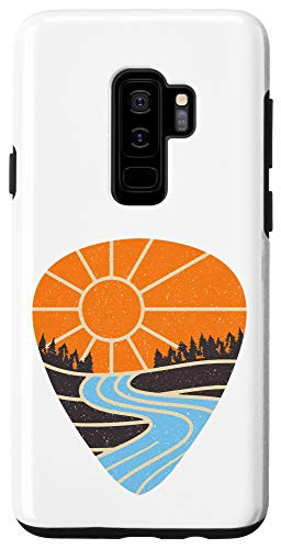 Galaxy S9plus Vintage Music Guitar Pick String Instrument Gift Case