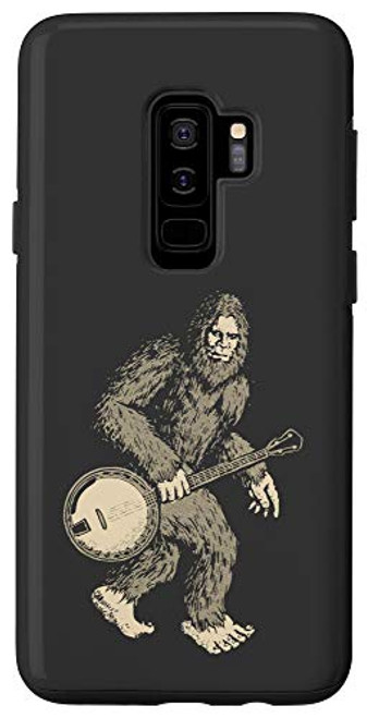 Galaxy S9plus Grassquatch Vintage Bigfoot  and  Bluegrass Banjo Music Case Galaxy S9plus Grassquatch Vintage Bigfoot  and  Bluegrass Banjo Music Case