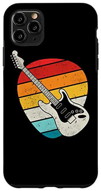 iPhone 11 Pro Max Vintage Guitar Pick Retro Electric Guitar Players Old School Case iPhone 11 Pro Max Vintage Guitar Pick Retro Electric Guitar Players Old School Case