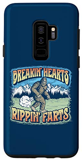 Galaxy S9plus Breakin' Hearts, Rippin' Farts Funny Sasquatch Bigfoot 80s Case Galaxy S9plus Breakin' Hearts, Rippin' Farts Funny Sasquatch Bigfoot 80s Case