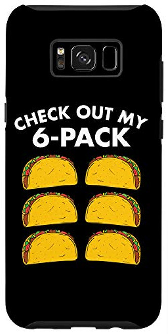 Galaxy S8plus Taco Lover Check out My 6-Pack Funny Tacos Case Galaxy S8plus Taco Lover Check out My 6-Pack Funny Tacos Case