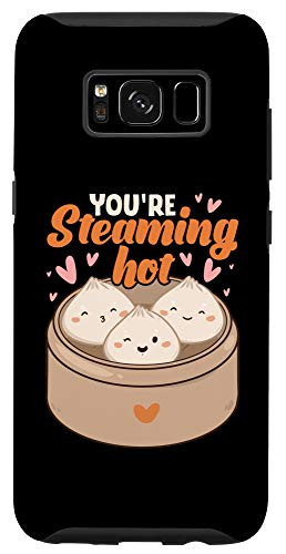 Galaxy S8 Dim Sum Steaming Hot Funny Pun Parody Case