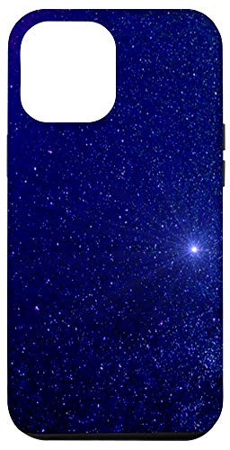 iPhone 12 Pro Max Dark Blue Sky with Stars Effect Case