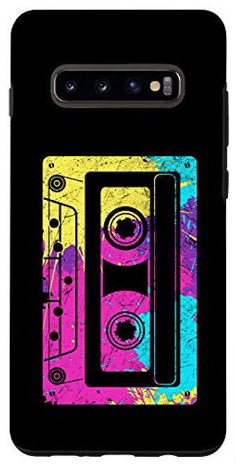 Galaxy S10plus Cassette Tape Mixtape Retro Music 80s and 90s Costume Case