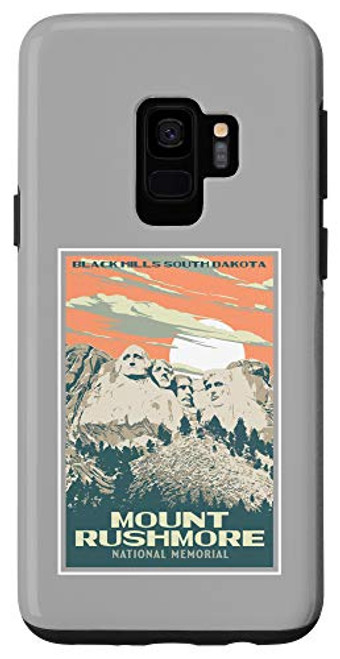 Galaxy S9 Mount Rushmore - South Dakota WPA Style Case