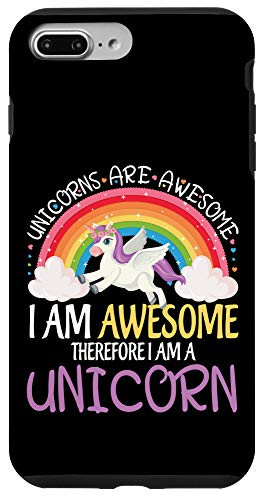 iPhone 7 Plus/8 Plus Unicorns Are Awesome I'm A Unicorn Funny Rainbow girl Gift Case