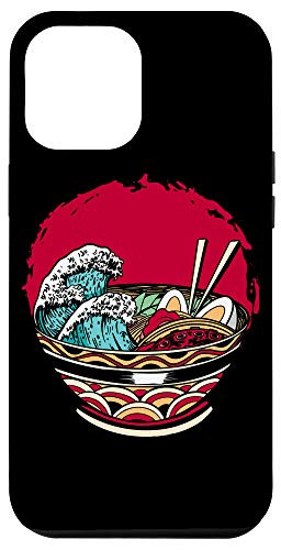 iPhone 12 Pro Max Asian Food Ocean Wave Japanese Noodle Kawaii Bowl Of Ramen Case