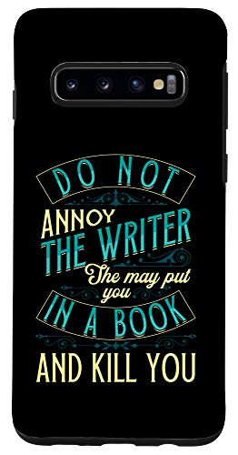 Galaxy S10 Do Not Annoy   Writing Author Book Literary Writer Teacher Case