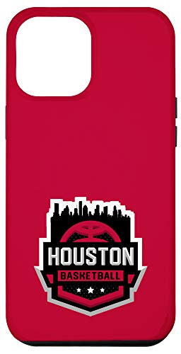 iPhone 12 Pro Max Classic Houston Basketball Stars Skyline Case
